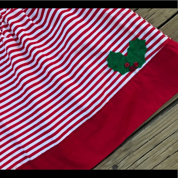 3T-4T Handmade Girls Holly Days Tunic Dress New - Picture 3 of 13